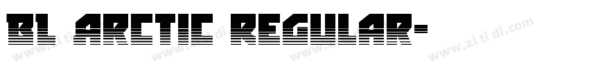 BL Arctic Regular字体转换
